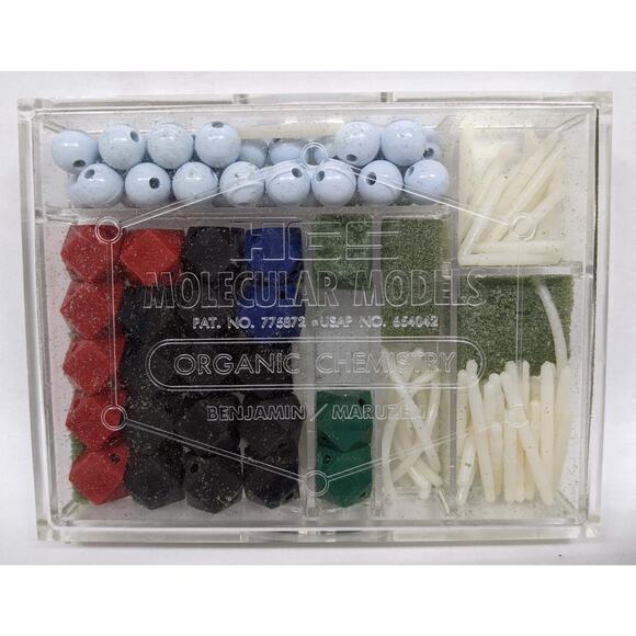 Benjamin Maruzen vintage HGS Polyhedron Molecular Models Organic Chemistry Set - Picture 4 of 5